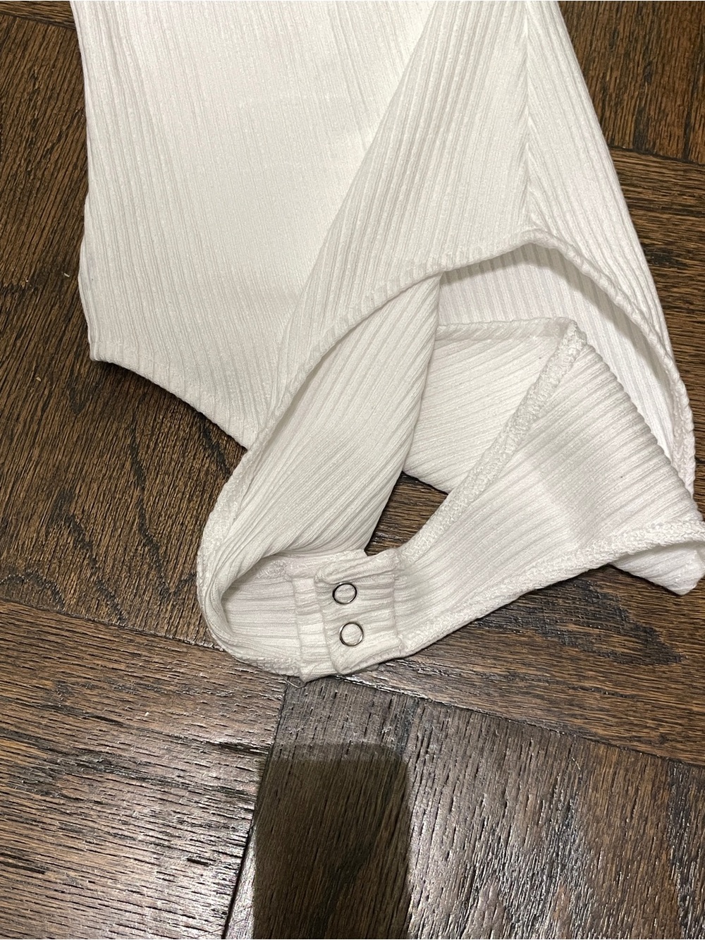 Zara Strapless Ribbed bodysuit - Small - Picture 8 of 8